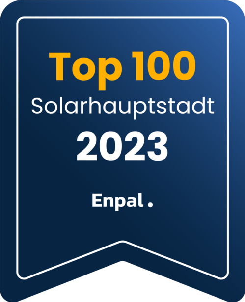 Auszeichnung Top 100 Solarstadt